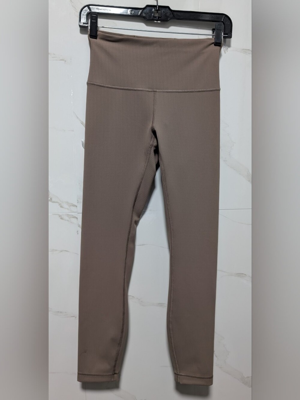 Lululemon Wunder Train Ribbed High-Rise Tight 25" Brown Size 4